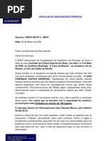 Circular aos Centros Jornadas ADEP