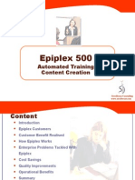 Epiplex Detailed Introduction For Process Training Creation 