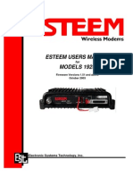 Esteem Users Manual Models 192S: Electronic Systems Technology, Inc