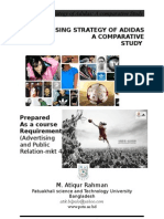 Download Advertising Strategy of Adidas-A comparative Study by arahman1984 SN14149550 doc pdf