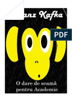 Franz Kafka - O Dare de Seama Pentru Academie v.1.0