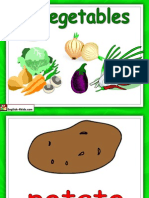 Flashcards Vegetables