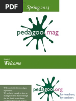 Download Pedagoomag - Issue 01 by pedagoo SN141499996 doc pdf