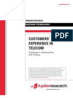 Customer Experiences in Telecom