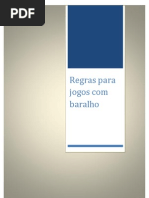 Regras de Jogos Com Baralho