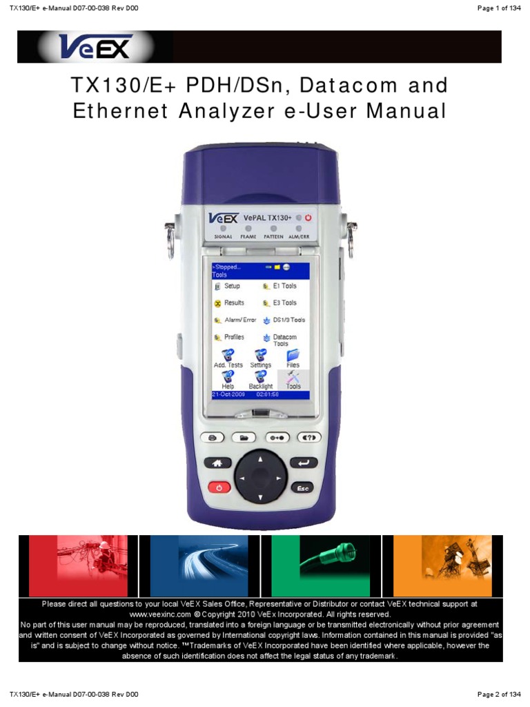 Veex Tx130 - E+ E-Manual d07!00!038 Rev d00 | PDF | Information And ...