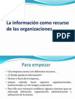 La información como recurso de las organizaciones