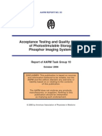 Aapm Report QC in CR