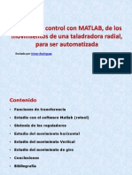 Control Con Matlab de Taladrora Radial