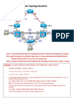 CCNP Troubleshoot Lab Topology Baseline
