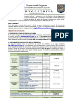 Convocatoria de Nuevo Ingreso 2013-2014 UAC