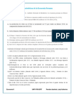 Características de La Economía Peruana