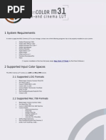 Download M31 Cinema LUT - Documentation by VisionColor SN141527094 doc pdf