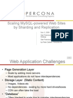 Scaling MySQL-powered Web Sites by Sharding and Replication - San Francisco MySQL Meetup 2008