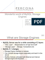 Wonderful World of MySQL Storage Engine - OSCON 2008