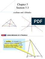 Section 5.3: Medians and Altitudes