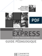 77241115 Objectif Express Guide Pedagogique