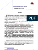 Actualización Del Código Penal PDF