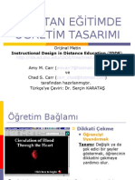 Uzaktan Eği̇ti̇mde Öğreti̇m Tasarimi