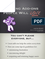 Making Add-Ons People Will Love