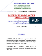 Alv. Estrutural - Distr. Horiz