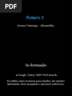 Roteiro 3