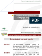 Presupuestos 2013 Andalucia