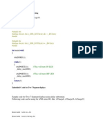 AVR Sample Code For LED Flashing