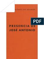 Presencia de José Antonio
