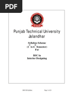 Download BSCID1Punjab Technical UniversityJalandharSyllabus Scheme1stto 6thSemesterForBSC inInterior Designing by Tollamu Sana SN141572985 doc pdf