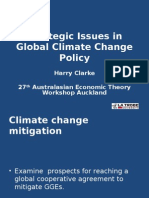 Strategic Issues in Global Climate Change Policy Harry Clarke
