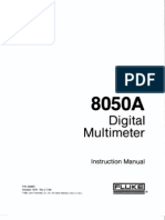 Fluke 8050A Digital Multimeter Manual