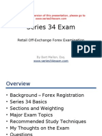 Series 34 Exam Presentation