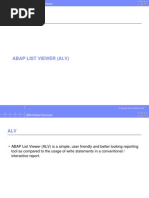 Abap List Viewer (Alv)