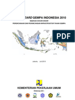 Indonesia Seismic Map 2010