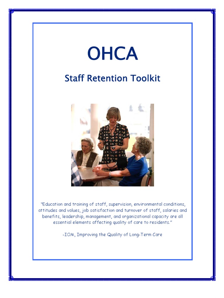 Staff Retention Toolkit Pdf Employee Retention Turnover Employment