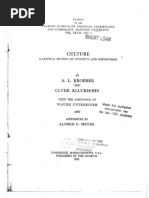 002e - 1952 KROEBER Culture - A Critical Review of Concepts and Definitions