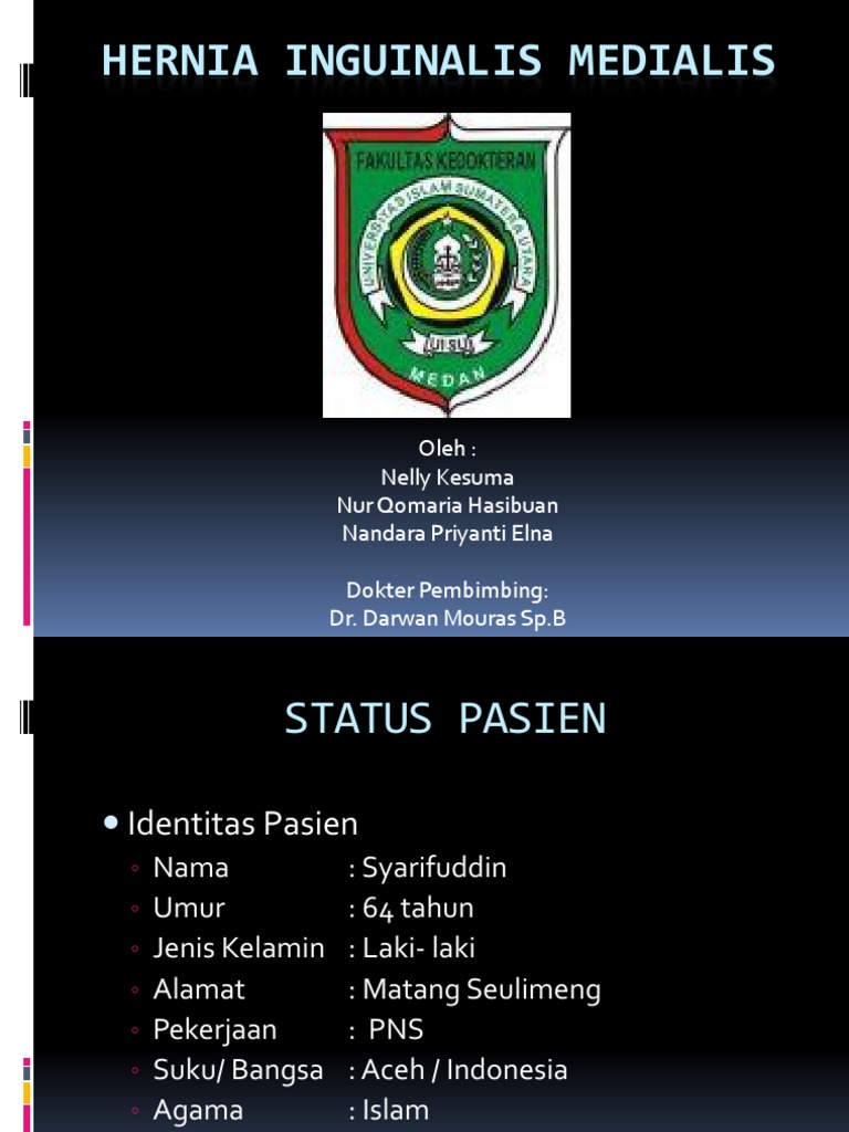Hernia inguinalis medialis case pdf
