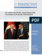 US-Turkey Relations: Arab Spring and The Search For Model Partnership