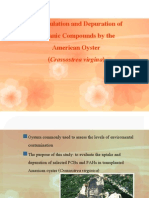 Accumulation and Depuration of Organic Compounds by The