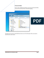 Creatng Passwd Folder