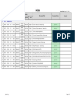 Index: Sl. No. Document Status Document No. Document Title Document Details