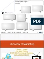 01 BADM 320 Overview of Marketing