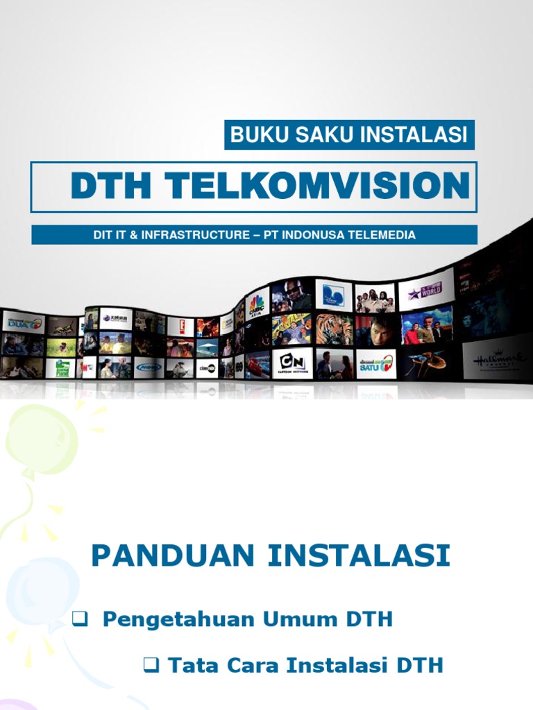 Panduan Instalasi DTH Telkomvision | PDF