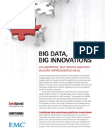 Big Data, Big Innovations: Collaborative, Self-Service Analytics Delivers Unprecedented Value