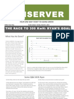 Conserver: The Race To 300 KWH: Ryan'S Goal