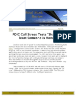 FDIC Call Stress Tests "Sham", at Least Someone Is Honest: April 9, 2009