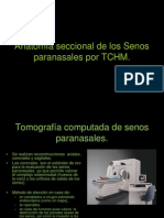 5.3 Anatomía Seccional de Los Senos Paranasales Por TCHM