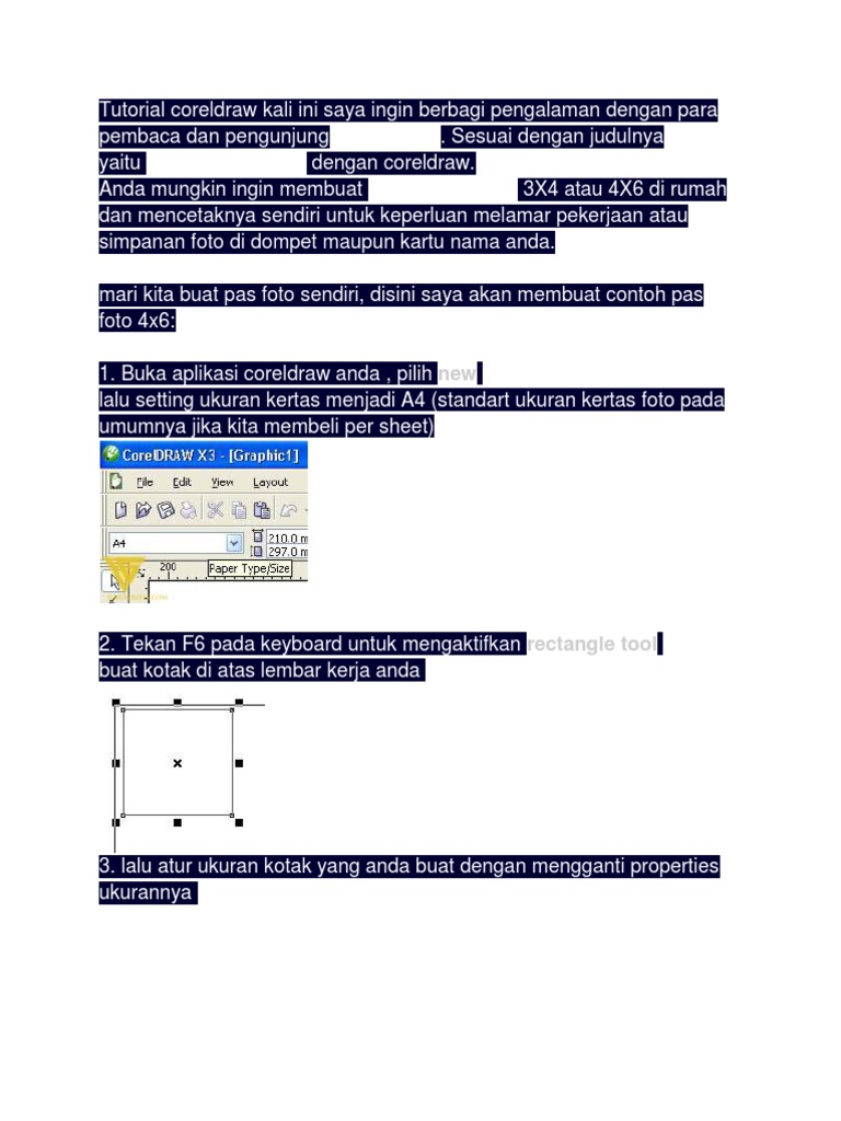 Tutorial Corel Draw