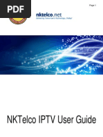 Ip TV User Guide All STB